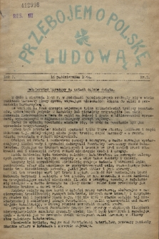 Przebojem o Polskę Ludową. R.1, nr 3 (15 października 1944)