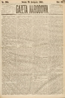 Gazeta Narodowa. 1864, nr 265