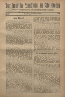 Der Deutsche Landwirt in Kleinpolen : vierzehntägig erscheinende Beilage zum „Ostdeutschen Volksblatt”. 1928, Nr. 9 (22 Ostermond [April])