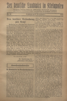 Der Deutsche Landwirt in Kleinpolen : vierzehntägig erscheinende Beilage zum „Ostdeutschen Volksblatt”. 1928, Nr. 10 (6 Wonnemond [Mai])