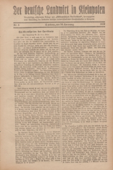 Der Deutsche Landwirt in Kleinpolen : vierzehntägig erscheinende Beilage zum „Ostdeutschen Volksblatt”. 1929, Nr. 3 (10 Hornung [Februar])