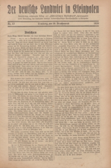 Der Deutsche Landwirt in Kleinpolen : vierzehntägig erscheinende Beilage zum „Ostdeutschen Volksblatt”. 1929, Nr. 12 (16 Brachmond [Juni])