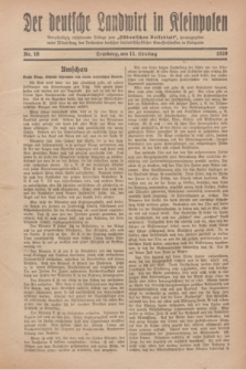 Der Deutsche Landwirt in Kleinpolen : vierzehntägig erscheinende Beilage zum „Ostdeutschen Volksblatt”. 1929, Nr. 16 (11 Ernting [August])