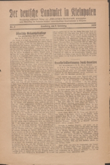 Der Deutsche Landwirt in Kleinpolen : vierzehntägig erscheinende Beilage zum „Ostdeutschen Volksblatt”. 1930, Nr. 3 (9 Hornung [Februar])