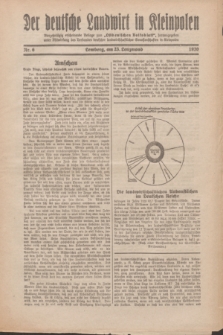 Der Deutsche Landwirt in Kleinpolen : vierzehntägig erscheinende Beilage zum „Ostdeutschen Volksblatt”. 1930, Nr. 6 (23 Lenzmond [März])