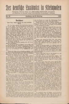 Der Deutsche Landwirt in Kleinpolen : vierzehntägig erscheinende Beilage zum „Ostdeutschen Volksblatt”. 1930, Nr. 16 (10 Ernting [August])