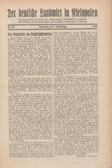 Der Deutsche Landwirt in Kleinpolen : vierzehntägig erscheinende Beilage zum „Ostdeutschen Volksblatt”. 1930, Nr. 18 (7 Scheiding [September])
