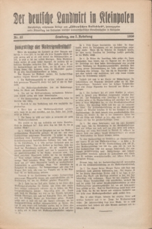 Der Deutsche Landwirt in Kleinpolen : vierzehntägig erscheinende Beilage zum „Ostdeutschen Volksblatt”. 1930, Nr. 22 (2 Nebelung [November])