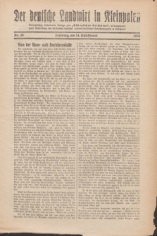 Der Deutsche Landwirt in Kleinpolen : vierzehntägig erscheinende Beilage zum „Ostdeutschen Volksblatt”. 1930, Nr. 25 (14 Christmond [Dezember])