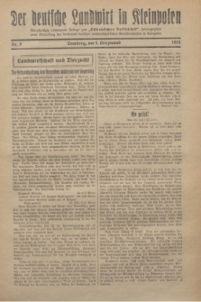 Der Deutsche Landwirt in Kleinpolen : vierzehntägig erscheinende Beilage zum „Ostdeutschen Volksblatt”. 1931, Nr. 5 (1 Lenzmond [März])