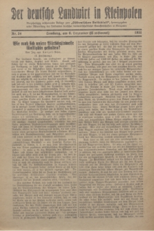 Der Deutsche Landwirt in Kleinpolen : vierzehntägig erscheinende Beilage zum „Ostdeutschen Volksblatt”. 1931, Nr. 24 (6 Christmont [Dezember])