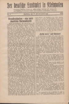 Der Deutsche Landwirt in Kleinpolen : vierzehntägig erscheinende Beilage zum „Ostdeutschen Volksblatt”. 1932, Nr. 2 (17 Hartung [Jänner])