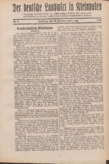 Der Deutsche Landwirt in Kleinpolen : vierzehntägig erscheinende Beilage zum „Ostdeutschen Volksblatt”. 1932, Nr. 5 (28 Hornung [Februar])