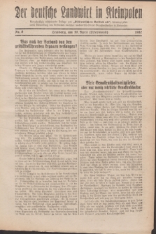 Der Deutsche Landwirt in Kleinpolen : vierzehntägig erscheinende Beilage zum „Ostdeutschen Volksblatt”. 1932, Nr. 8 (10 Ostermond [April])