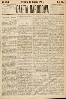 Gazeta Narodowa. 1864, nr 283