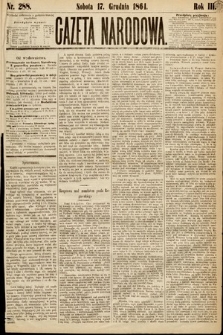 Gazeta Narodowa. 1864, nr 288