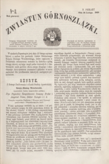 Zwiastun Górnoszlązki. R.1, nr 8 (28 lutego 1868)