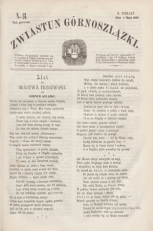 Zwiastun Górnoszlązki. R.1, nr 18 (1 maja 1868)