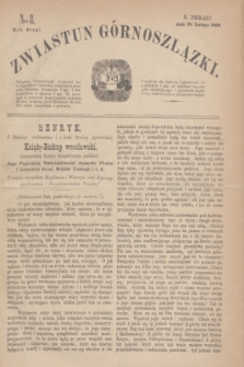 Zwiastun Górnoszlązki. R.2, nr 8 (18 lutego 1869)