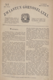 Zwiastun Górnoszlązki. R.2, nr 9 (25 lutego 1869)