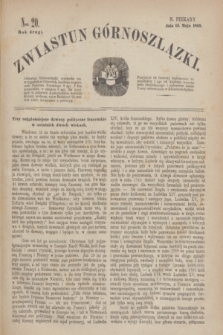 Zwiastun Górnoszlązki. R.2, nr 20 (13 maja 1869)