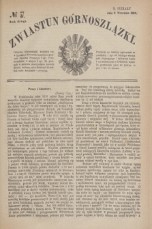 Zwiastun Górnoszlązki. R.2, № 37 (9 września 1869)