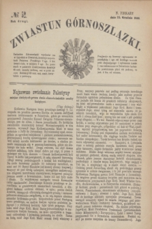 Zwiastun Górnoszlązki. R.2, № 52 (23 grudnia 1869) + dod.
