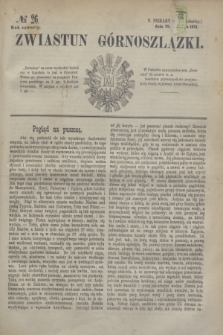 Zwiastun Górnoszlązki. R.4, № 26 (26 czerwca 1871) + dod.