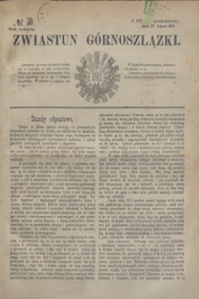 Zwiastun Górnoszlązki. R.4, № 30 (27 lipca 1871)