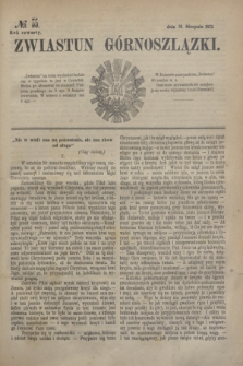 Zwiastun Górnoszlązki. R.4, № 35 (31 sierpnia 1871)