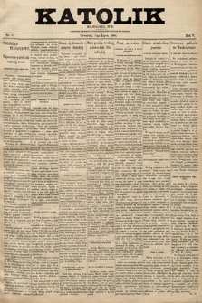 Katolik : czasopismo poświęcone interesom Polaków katolików w Ameryce. R. 5, 1900, nr 8