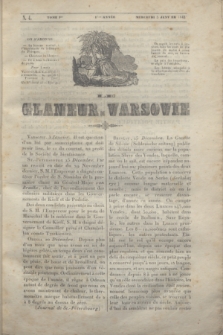 Le Glaneur de Varsovie. T.1, N. 4 (5 janvier 1842)