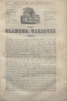 Le Glaneur de Varsovie. T.1, N. 5 (6/7 janvier 1842)