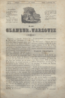 Le Glaneur de Varsovie. T.1, N. 8 (11 janvier 1842)