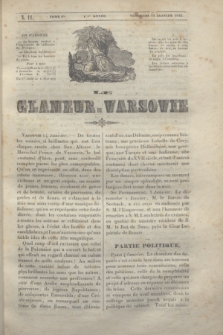 Le Glaneur de Varsovie. T.1, N. 11 (14 janvier 1842)