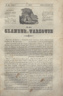 Le Glaneur de Varsovie. T.1, N. 14 (18 janvier 1842)