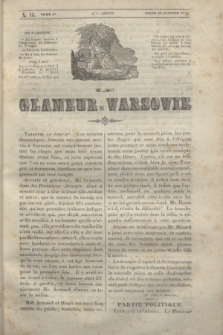Le Glaneur de Varsovie. T.1, N. 16 (20 janvier 1842)