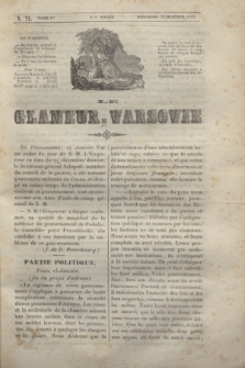 Le Glaneur de Varsovie. T.1, N. 21 (26 janvier 1842)