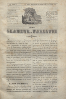 Le Glaneur de Varsovie. T.1, N. 25 (30/31 janvier 1842)
