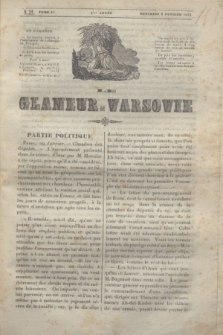 Le Glaneur de Varsovie. T.1, N. 32 (9 fevrier 1842)