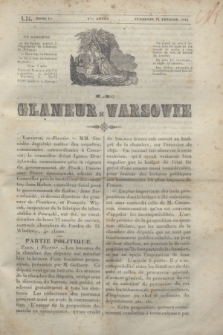 Le Glaneur de Varsovie. T.1, N. 34 (11 fevrier 1842)