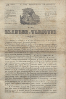 Le Glaneur de Varsovie. T.1, N. 36 (13/14 fevrier 1842)