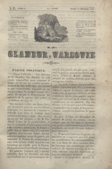 Le Glaneur de Varsovie. T.1, N. 37 (15 fevrier 1842)