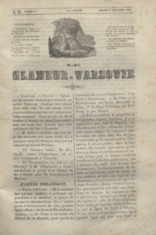 Le Glaneur de Varsovie. T.1, N. 39 (17 fevrier 1842)