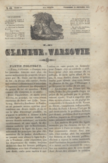 Le Glaneur de Varsovie. T.1, N. 40 (18 fevrier 1842)