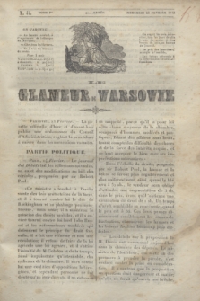 Le Glaneur de Varsovie. T.1, N. 44 (23 fevrier 1842)