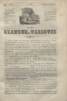 Le Glaneur de Varsovie. T.1, N. 52 (4 mars 1842)