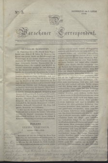 Der Warschauer Correspondent. 1834, Nro 3 (9 Januar)