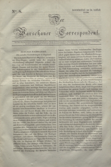 Der Warschauer Correspondent. 1834, Nro 8 (30 Januar)