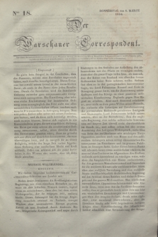Der Warschauer Correspondent. 1834, Nro 18 (6 März)